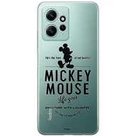 Etui i futerały do telefonów - ERT GROUP etui na telefon Xiaomi REDMI NOTE 12 4G, case oryginalny i oficjalnie licencjonowany przez Disney, wzór Mickey 014, optymalnie dopasowane, plecki z TPU częściowo przeźroczyste - miniaturka - grafika 1