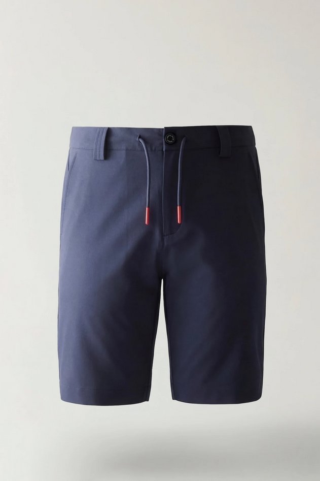 Spodnie męskie guess shorts in nylon blue altro