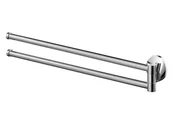 Wieszaki łazienkowe - Dwuramienny wieszak kąpielowy Bisk Emotion 03109 - miniaturka - grafika 1