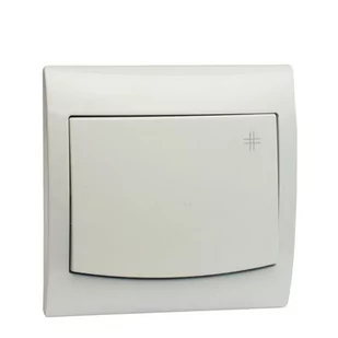 Łącznik krzyżowy VEGA biały - Wyłączniki światła i elektryczne - miniaturka - grafika 1