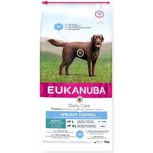 Eukanuba Adult Weight Control Large Breed 15 kg - Sucha karma dla psów - miniaturka - grafika 1