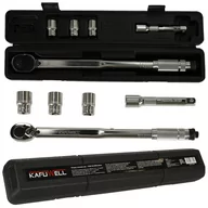 Klucze i nasadki - KLUCZ DYNAMOMETRYCZNY 460MM 1/2'' nasadki + praktyczna walizka - miniaturka - grafika 1