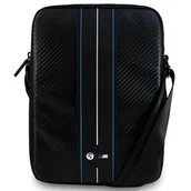 Etui do tabletów - BMW Carbon Blue Stripes - Torba na tablet 10" (czarny) - miniaturka - grafika 1