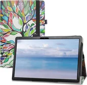 Etui do tabletów - ETUI ALLDOCUBE IPLAY 20S BIAŁE KOLOROWE DRZEWO ZAMYKANE Z KLAPKĄ OCHRONNE - miniaturka - grafika 1