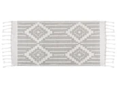 Dywany - Dywan 80x150 cm szaro-biały TABIAT - miniaturka - grafika 1