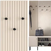 Wieszaki i stojaki - Wieszak Ścienny 3 uchwyty Na Ścianę Ubrania Kaszmirowy Sophie Cashmere 17 - miniaturka - grafika 1