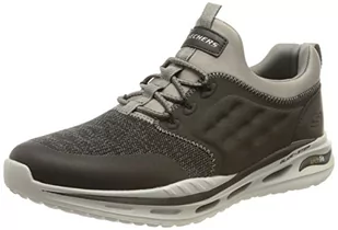 Skechers Męskie trampki Arch Fit Orcen, Syntetyczna czarna siatka, 45.5 EU - Trampki męskie - miniaturka - grafika 1
