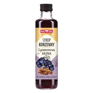 Polska R����a Syrop Cynamonowa Aronia 250Ml Do Rozcie��czania Z Herbat�� I Wod�� - Syropy i koncentraty owocowe - miniaturka - grafika 1