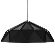 Lampy sufitowe - Beliani Lampa wisząca czarna SENIA - miniaturka - grafika 1