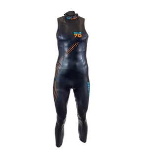 BLUESEVENTY Pianka triathlonowa bez rękawów REACTION SLEEVELESS 2022 męska - Pianki do pływania - miniaturka - grafika 1
