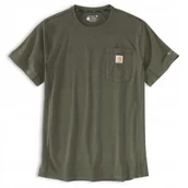 Koszulki męskie - Koszulka Carhartt Force Midweight S/S Pocket - miniaturka - grafika 1