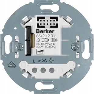Hager R.classic/Serie 1930/Glas KNX RF Uniwersalny ściemniacz przyciskowy pojedynczy Berker.Net 85421201 85421201 - Wyłączniki światła i elektryczne - miniaturka - grafika 1