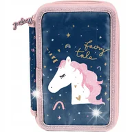 Piórniki - PIÓRNIK TRZYKOMOROWY Z WYPOSAŻENIEM JEDNOROŻEC - miniaturka - grafika 1