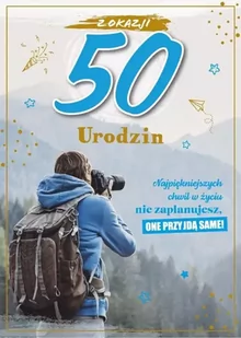 Karnet Urodziny 50 - Armin Style - Kartki okolicznościowe i zaproszenia - miniaturka - grafika 1