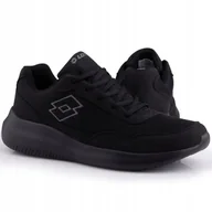 Buty sportowe męskie - Buty męskie sportowe Lotto Connect Oc Black - miniaturka - grafika 1