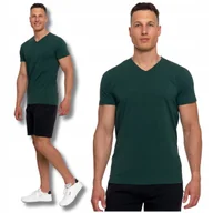 Koszulki męskie - T-SHIRT MĘSKI PREMIUM Koszulka z Krótkim Rękawem Gładka Slim Fit MORAJ XXL - miniaturka - grafika 1