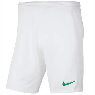 Spodenki Nike Park III BV6855 102 biały M - Spodenki męskie - miniaturka - grafika 1