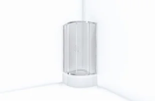 BRAVAT Kabina prysznicowa półokrągła 80x80x165 cm HB-HRHT 80 - Kabiny prysznicowe - miniaturka - grafika 1