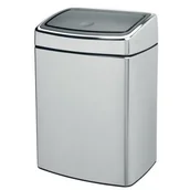 Kosze na śmieci - Brabantia Kosz na śmieci TOUCH BIN 611069 / 10 l / SOFT TOUCH / srebrny 8710755477225 - miniaturka - grafika 1