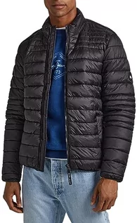 Kurtki męskie - Pepe Jeans Kurtka męska Balle Puffer, czarny (czarny), S - grafika 1