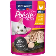 Mokra karma dla kotów - Vitakraft Poésie Deli Sauce kurczak 85g - miniaturka - grafika 1