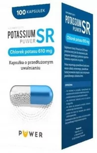 PUWER Potassium SR Puwer, chlorek potasu 610mg, 100 kapsułek - Witaminy i minerały - miniaturka - grafika 1