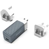 Ładowarki do telefonów - Energizer Ultimate - Ładowarka sieciowa Multiplug EU / UK / US GaN USB-C & USB-A 65W PD (Srebrny) - miniaturka - grafika 1