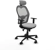 Fotele i krzesła biurowe - Krzesło Biurowe z Zagłówkiem Jorquera Piqueras y Crespo 1D036N2 Jasnoszary - miniaturka - grafika 1