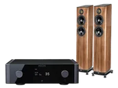 Zestawy stereo - Rotel Michi X3 S2 (czarny) + Vela FS408.2 (orzech) - miniaturka - grafika 1