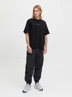 Koszulki męskie - Jack & Jones Koszulka w kolorze czarnym - miniaturka - grafika 1