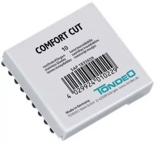 Tondeo Comfort Cut ostrza do brzytwy 10 sztuk - Brzytwy fryzjerskie - miniaturka - grafika 1