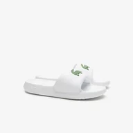 Klapki i japonki damskie - Damskie Klapki LACOSTE SHOES 45CFA0002.082 – Biały - miniaturka - grafika 1
