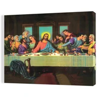 Ikony i obrazy sakralne - Obraz religijny na płótnie Ostatnia Wieczerza - miniaturka - grafika 1