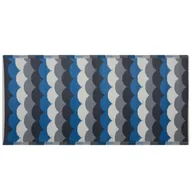 Dywany zewnętrzne - Beliani Dywan na zewnątrz szaro-niebieski 90 x 180 cm BELLARY - miniaturka - grafika 1