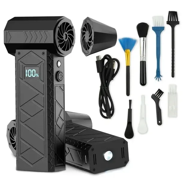 Mini Dmuchawa Wielofunkcyjna Turbo Jet Fan Nowy Model 2025 Lcd Wyświetlacz