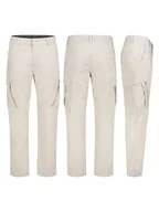 Spodnie męskie - Eight2Nine Bojówki w kolorze kremowym - miniaturka - grafika 1