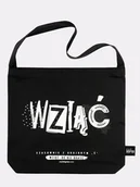 Torby i wózki na zakupy - WZIĄĆ / torba bawełniana czarna - miniaturka - grafika 1