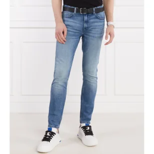 HUGO Jeansy 734 | Extra slim fit - Spodnie męskie - miniaturka - grafika 1