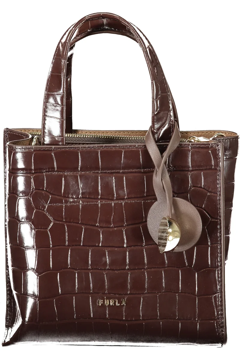 Brązowa torebka damska Furla Divide It Mini Tote Domyślny