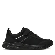 Buty dla chłopców - Sneakersy Tommy Hilfiger T3X9-34115-1845 D Czarny - miniaturka - grafika 1