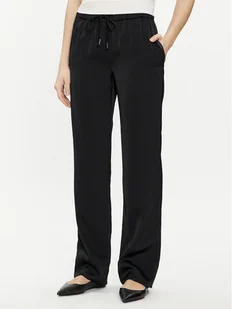 Calvin Klein Spodnie materiałowe K20K206662 Czarny Regular Fit - Spodnie damskie - miniaturka - grafika 1