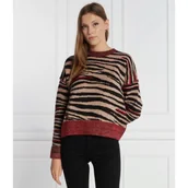 Swetry damskie - Desigual Sweter | Regular Fit | z dodatkiem wełny - miniaturka - grafika 1