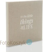 Albumy fotograficzne - Album na zdjęcia wklejane Goldbuch Linum creme (tradycyjne 60 kremowych stron) - miniaturka - grafika 1