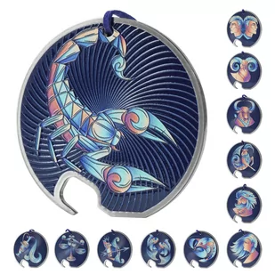 Otwieracz Stalowy Do Butelek Zodiak Skorpion - Korkociągi i otwieracze - miniaturka - grafika 2