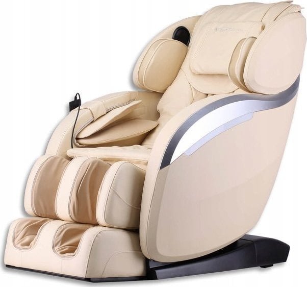HDL Fotel masujący Dios V2 beżowy 3D, skan kręgosłupa