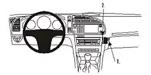 Brodit 853088 Brodit ProClip 853088 zapewnia Saab 9  3 03  06 853088 - Akcesoria motoryzacyjne - miniaturka - grafika 1