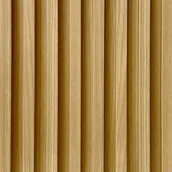 Panele ścienne i boazeria - Lamele Ścienne Dekoracyjne Dąb Jasny 2,4 x 16,8 cm – dł. 2,7 m - miniaturka - grafika 1