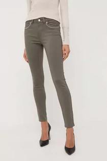 Spodnie damskie - Morgan jeansy damskie kolor zielony - grafika 1