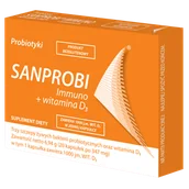 Układ pokarmowy - SanProbi Immuno + witamina D3, 20 kapsułek - miniaturka - grafika 1