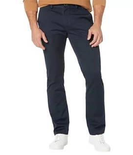 Spodenki męskie - Volcom Męskie spodnie chinosy, nowoczesne dopasowanie, stretch, ciemny granatowy 1, 30 W/30 L, Dark Navy 1, 30W / 30L - grafika 1